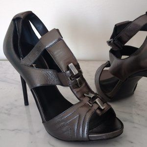 NEW 7 for All Mankind Heels - SPICY GUNMETAL 7 1/2